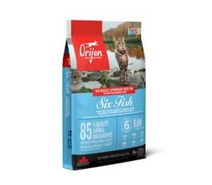 Orijen Six Fish Cat sausas maistas katėms 5,4 kg