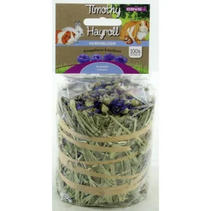 ESVE Timothy Hay Roll šienas su rugiagėlėmis 100g
