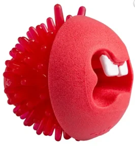 ROGZ FRED raudonas kamuoliukas su spygliais 6.4cm