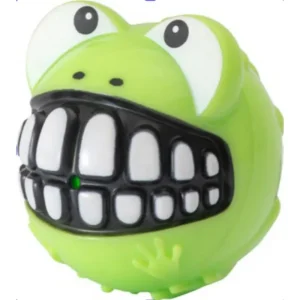 ROGZ Frog Ball žalias kamuoliukas varlė M 6.4cm