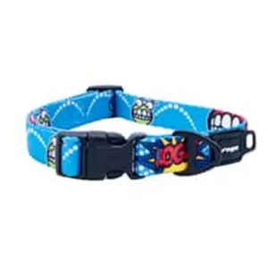 ROGZ Fusion Classic mėlynas antkaklis 20-31cm S