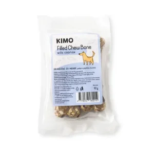 Kimo Filled Chew Bone with Codfish skanėstas – kaulas šunims su menke 110g