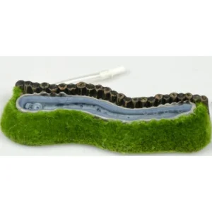 AQUA NOVA oro burbuliuku juosta su žolyte 16x5cm