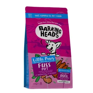 BARKING HEADS Paws Fuss Pot Small pašaras mažiems šunims 1.5kg