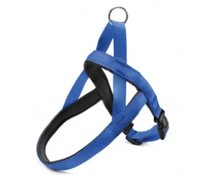 Medžiaginės mėlynos petnešos 2x43-50cm