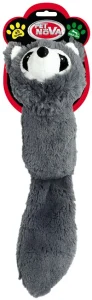 PET NOVA pilkas meškėnas žaislas šuniui 41cm