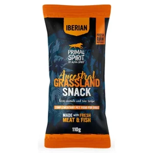 PRIMAL Iberian Snacks Ancestral Grassland skanėstai šunims 110g (50)