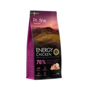 Profine Energy Chicken sausas maistas šunims su vištiena 12 kg