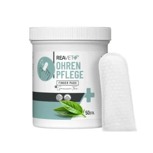 ReaVET antpirščiai ausų priežiūrai, 50 vnt