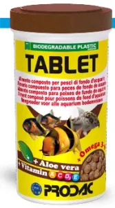 PRODAC TABLET tabletės dugninėms žuvims 250ml 160g