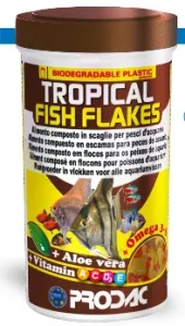 PRODAC TROPICAL FISH FLAKES dribsniai tropinėms žuvims 100ml 20g