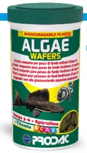 PRODAC ALGAE WAFERS augalinė plokštelė žuvims 100ml 50g