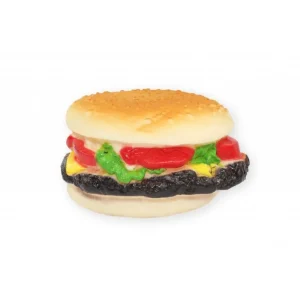 PET NOVA VINYL HAMBURGER žaislas šuniui 9cm 3vnt