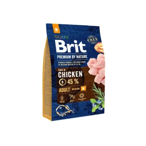 Brit Premium By Nature Adult M sausas maistas šunims 3 kg (galiojimas iki 2025-05-30)