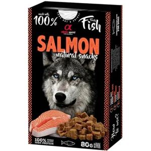 ALPHA SPIRIT NATURAL DOG skanėstai šunims su lašiša 80g (6)