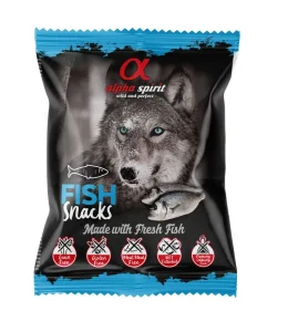ALPHA SPIRIT SNACKS DOG skanėstai šunims su žuvimi 50g