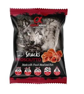 ALPHA SPIRIT SNACKS DOG skanėstai šunims su kumpiu 50g
