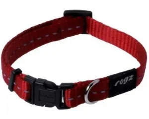 ROGZ antkaklis 20-31x1.1cm HB14C raudonas