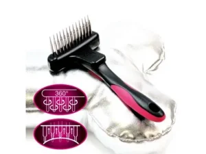 CROCI Šukos - grėblys 2 eilių besisukantys/judantys dantukai