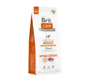 Brit Care Hypoallergenic Adult Medium Breed Lamb sausas maistas šunims su ėriena 3 kg