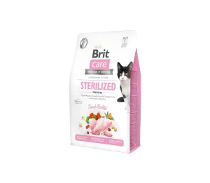Brit Care Cat GF Sterilized Sensitive sausas maistas katėms 0,4 kg