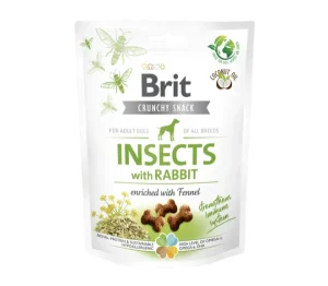 Brit Care Crunchy Cracker Insects with Rabbit skanėstai šunims 200 g