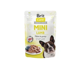 Brit Care Mini konservai šunims maiš. Lamb fillets in gravy 85 g