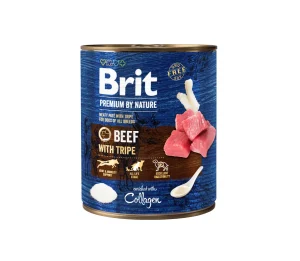 Brit Premium by Nature konservai šunims Beef with Tripes 800 g