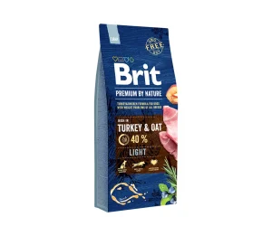 Brit Premium By Nature Light sausas maistas šunims 15 kg
