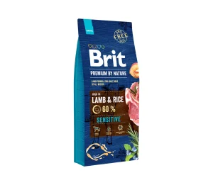 Brit Premium By Nature Sensitive Lamb sausas maistas šunims 3 kg
