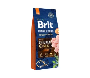 Brit Premium By Nature Sport sausas maistas šunims 15 kg