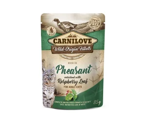 Carnilove konservai katėms maiš. Pheasant Raspberry Leaves 85 g