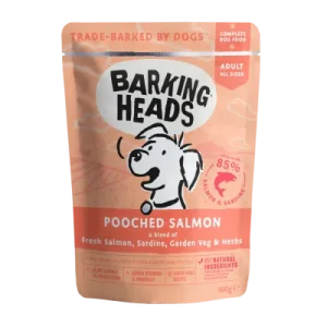 BARKING HEADS Pooched Salmon konservai šunims su lašiša 300g 10vnt