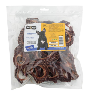 Hau&Miau jaučių trachėjų žiedai su jautiena 500g
