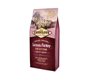 Carnilove Salmon&Turkey for Kittens sausas maistas katėms 0,4 kg