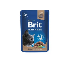 Brit Premium konservai katėms maiš. Liver for Sterilised 100 g