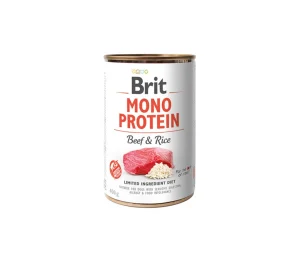 Brit Care konservai šunims Mono Protein Beef&Rice 400 g