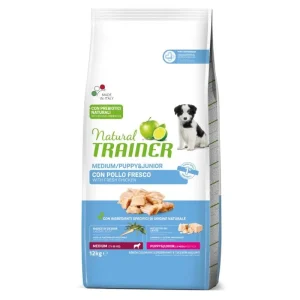 Trainer Natural MEDIUM PUPPY/JUNIOR su Vištiena 12kg
