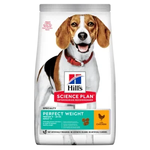 Hills Canine Adult Perfect Weight Medium Chicken 12kg