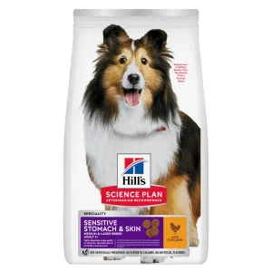 Hill's Science Plan SENSITIVE STOMACH & SKIN MEDIUM & LARGE BREED ADULT DOG FOOD with CHICKEN2,5kg