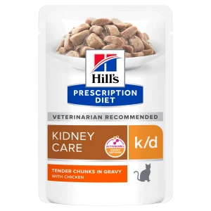 Hills Feline k/d Chicken 12x85g pouch