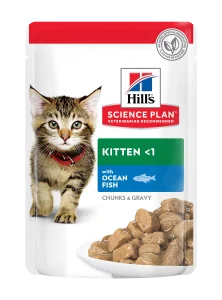 Hill's Science Plan Kitten ėdalas kačiukams su žuvimi 12x85g pouch