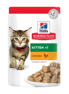 Hill's Science Plan Kitten pašaras kačiukams su vištiena 12x85g pouch
