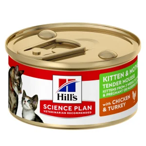 Hills Science Plan Kitten & Mother su vištiena ir kalakutiena 85g kons.