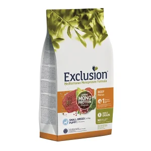 Exclusion Mediterraneo maistas šuniukams su jautiena, S, 2 kg