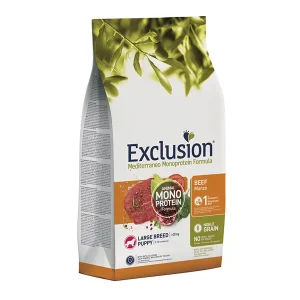 Exclusion Mediterraneo maistas šunims su jautiena, L, 12 g