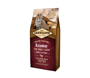 Carnilove Reindeer Adult Cat Energy&Outdoor sausas maistas katėms 0,4 kg