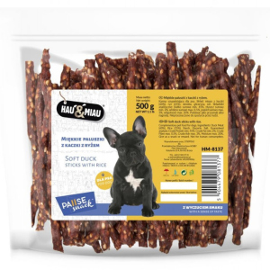 Hau&Miau minkšti antienos pagaliukai su ryžiais 500g