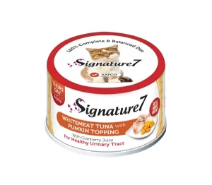 Signature7 Whitemeat Tuna with Pumpkin konservai katėms su tunu ir moliūgais 70 g