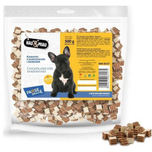 Hau&Miau mini sumuštiniai su vištiena ir menke 500g